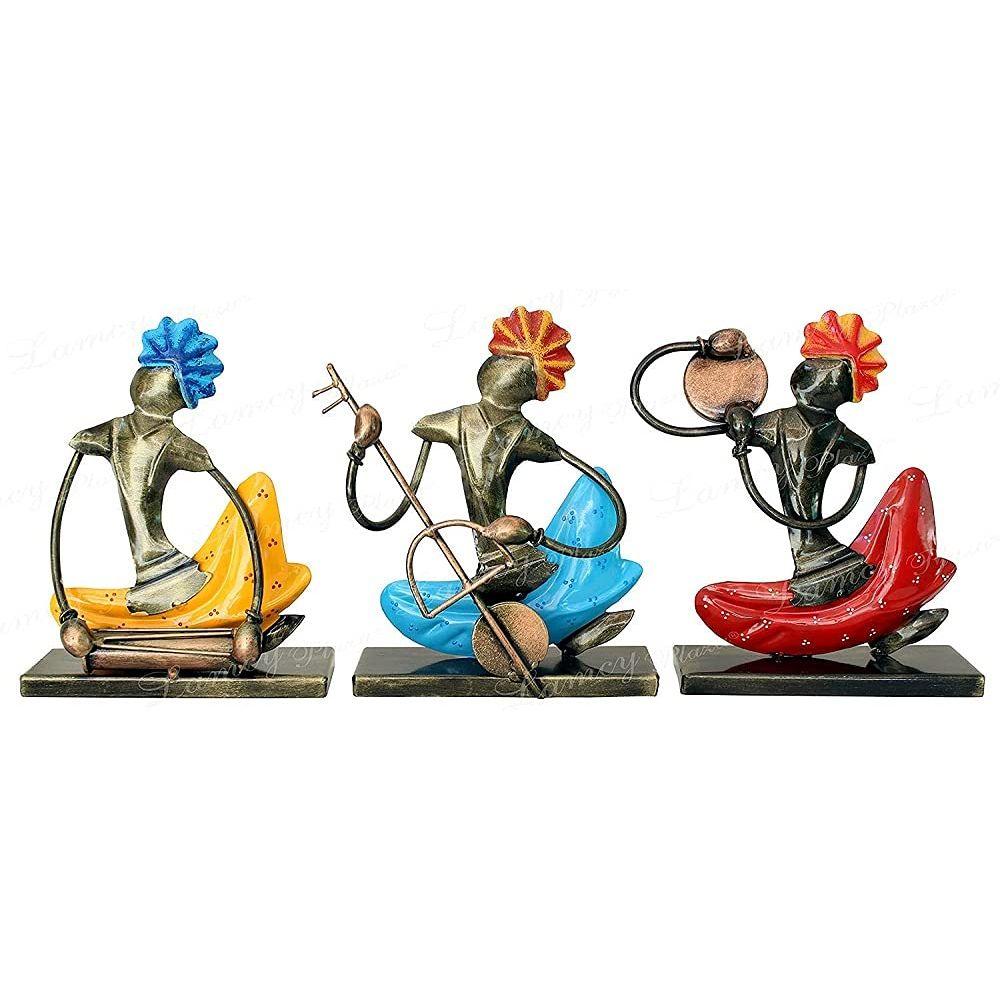 Металлический Трибальный Музыкант Играющий на Инструменте Статуэтка (Набор из 3 шт.) | Домашний декор для гостиной | | Уникальный декор в стиле трайбл (многокрасочный)
Металлический Трибальный Музыкант Играющий на Инструменте Статуэтка (Набор из 3 шт.) | Домашний декор для гостиной | | Уникальный декор в стиле трайбл (многокрасочный)