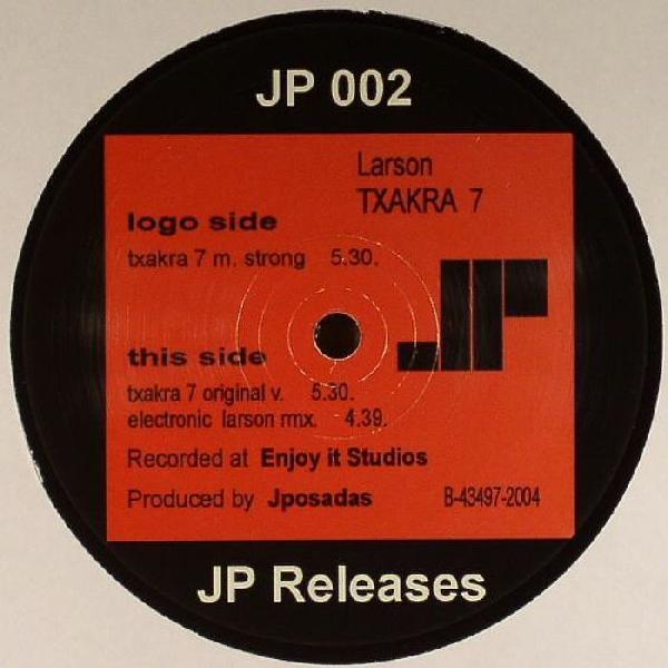 12inch Record LARSON - Txakra 7 JP002 JP Releases 2005 Spain Dance & Electronica Used
12inch Record LARSON - Txakra 7 JP002 JP Releases 2005 Spain Dance & Electronica Used