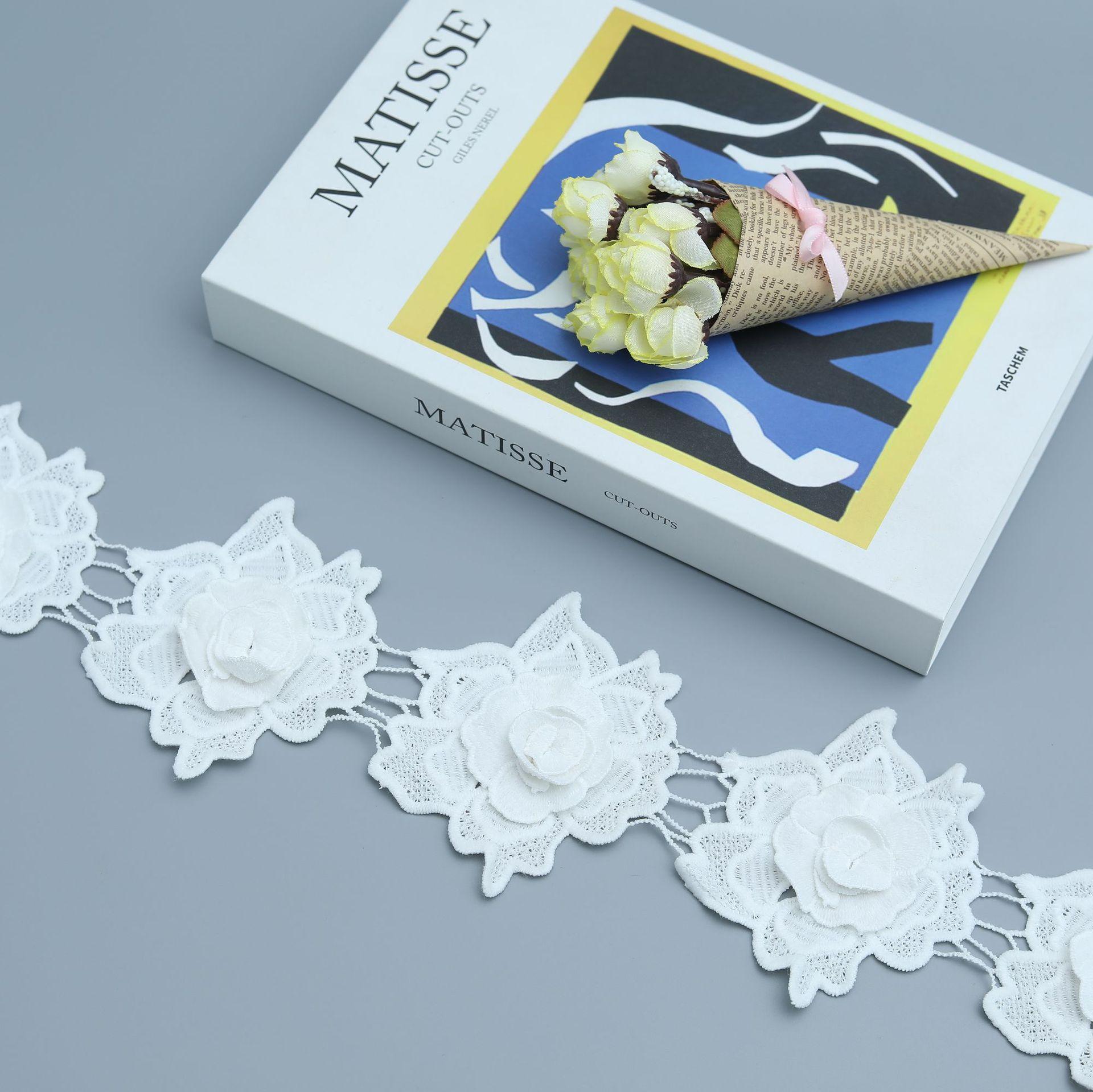 Three-Dimensional Handmade Three-Dimensional Flower Double-Layer Embroidery Barcode Milk Silk Lace Clothing Accessories Home Accessories Style 4/width 9.5CM (about 9 flowers in one size)
Three-Dimensional Handmade Three-Dimensional Flower Double-Layer Embroidery Barcode Milk Silk Lace Clothing Accessories Home Accessories Style 4/width 9.5CM (about 9 flowers in one size)