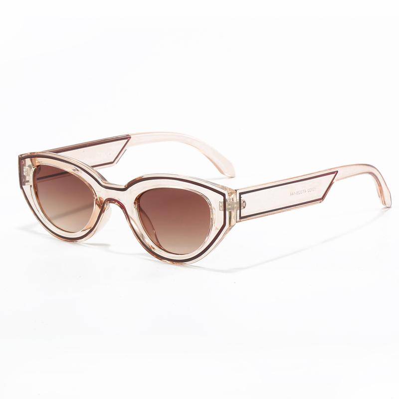 Cycling New Fashion Cat Eye Large Frame Sunglasses Woman Vintage Style Striped Decoration Trending Eyewear UV400 Eyeglasses шампанского
Cycling New Fashion Cat Eye Large Frame Sunglasses Woman Vintage Style Striped Decoration Trending Eyewear UV400 Eyeglasses шампанского