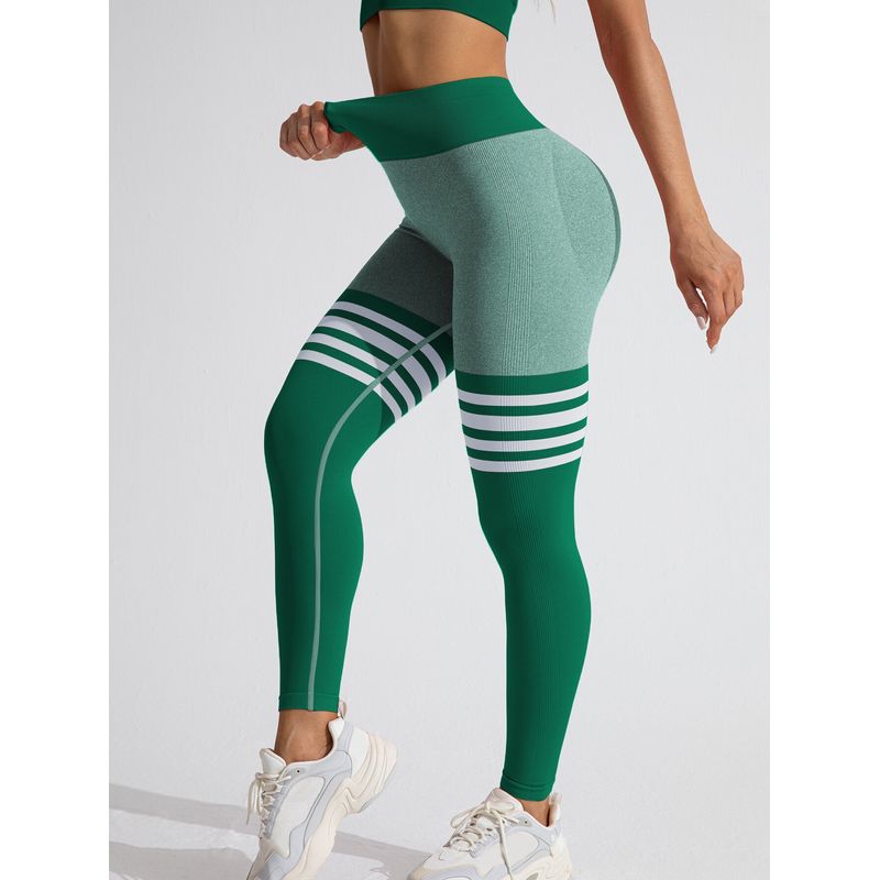 Fashion Seamless Stripes Sports Tights Women s High Waist Crimp Peach Hip Raise Yoga Pants Quick-Drying Running Fitness Pants Hemp Green M
Fashion Seamless Stripes Sports Tights Women s High Waist Crimp Peach Hip Raise Yoga Pants Quick-Drying Running Fitness Pants Hemp Green M