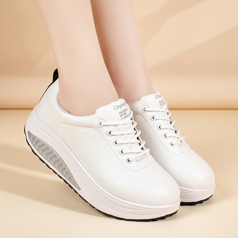 Женские кроссовки с увеличением роста Белые кожаные кроссовки на платформе Повседневные кроссовки на толстой подошве Обувь для лифта с амортизацией EU:40 белый
Женские кроссовки с увеличением роста Белые кожаные кроссовки на платформе Повседневные кроссовки на толстой подошве Обувь для лифта с амортизацией EU:40 белый