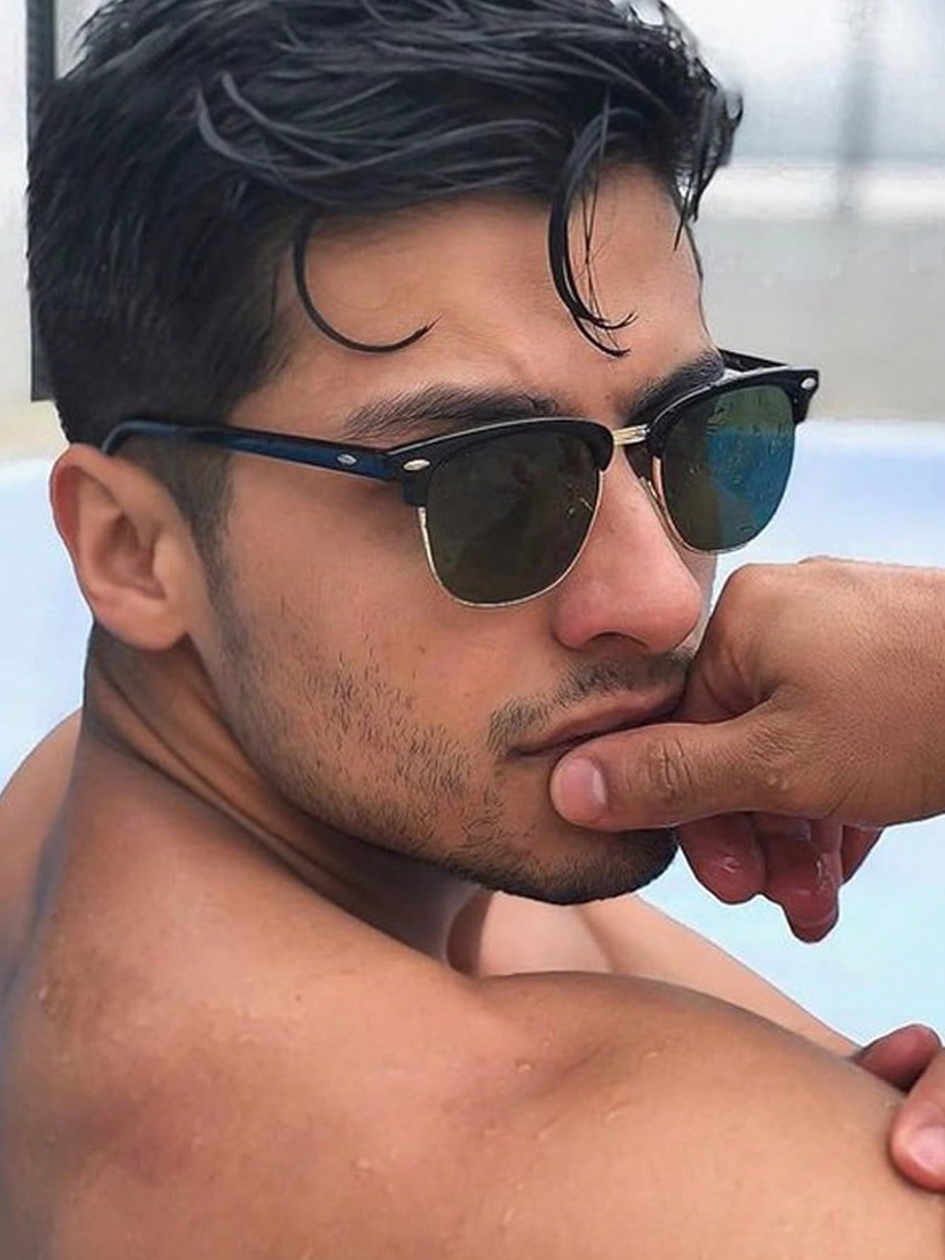 Classic Sunglasses Retro Rice Nail Half Frame Sunglasses Fashion Color Film Reflective Glasses Flat Glasses Women s Glasses Men s Glasses червоний
Classic Sunglasses Retro Rice Nail Half Frame Sunglasses Fashion Color Film Reflective Glasses Flat Glasses Women s Glasses Men s Glasses червоний