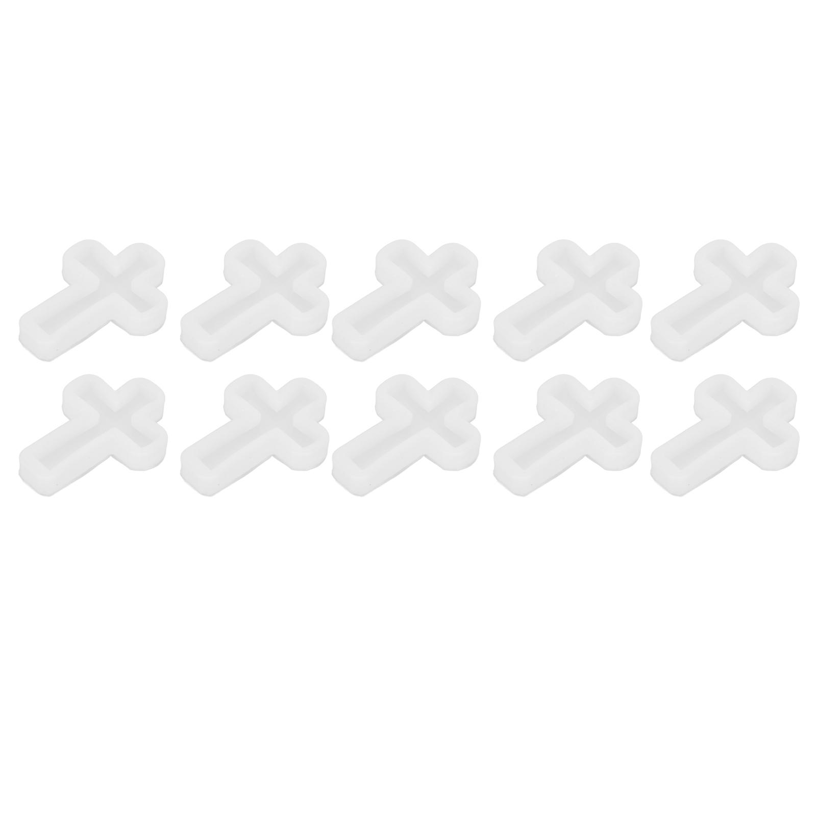 10 Pcs Cross Resin Mold Mirror Effect Elastic Eco Friendly Easy Demoulding Silicone Candle Mold for DIY
10 Pcs Cross Resin Mold Mirror Effect Elastic Eco Friendly Easy Demoulding Silicone Candle Mold for DIY