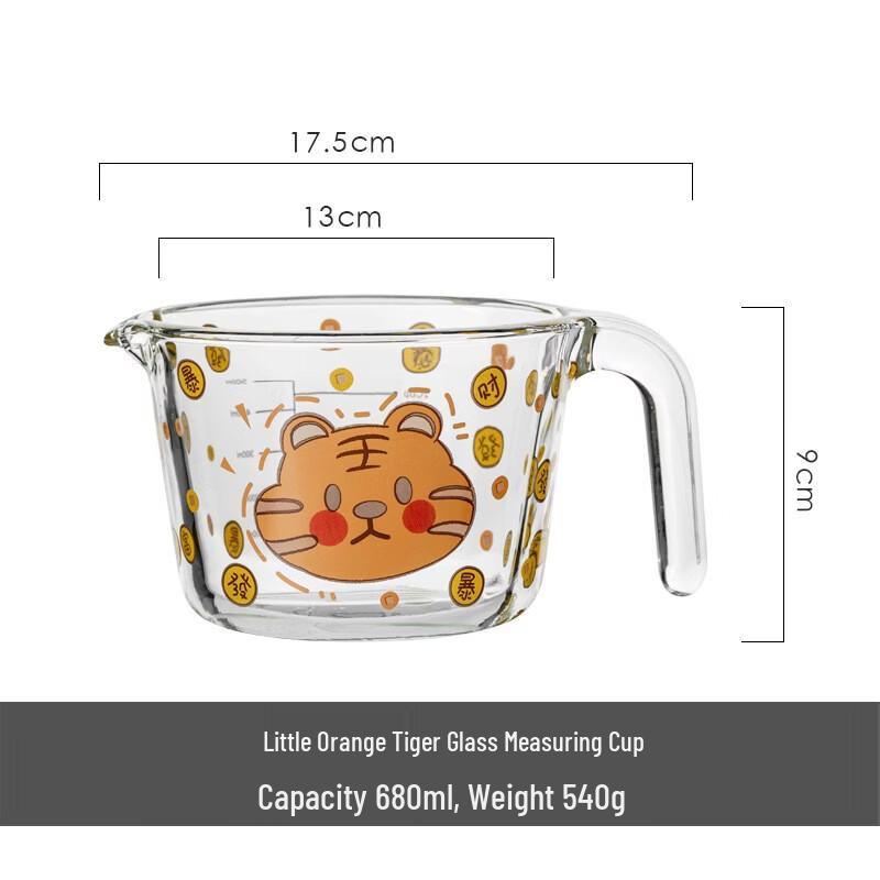 ZISIZ Cartoon Glass Food Storage Bowl with Measurement Scale
ZISIZ Cartoon Glass Food Storage Bowl with Measurement Scale