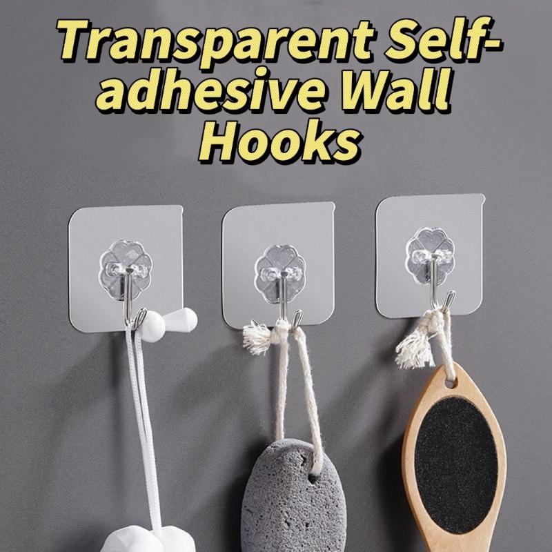 Transparent Self Adhesive Wall Hooks Heavy Duty Multi-Purpose Wall Hook Key Holder Towel Holder For Bathroom Kitchen Accessories
Transparent Self Adhesive Wall Hooks Heavy Duty Multi-Purpose Wall Hook Key Holder Towel Holder For Bathroom Kitchen Accessories