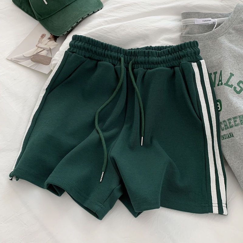 Side Stripe Sporty Shorts Women Vintage Loose Casual Minimalist High Waist Fashion All Match Summer Thin Jogging Korean Version S зелений
Side Stripe Sporty Shorts Women Vintage Loose Casual Minimalist High Waist Fashion All Match Summer Thin Jogging Korean Version S зелений