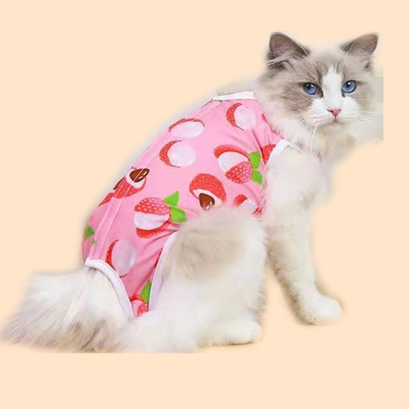 Защитная одежда для кошек после операции - защита от укусов и облизывания, с мультяшным принтом S
Защитная одежда для кошек после операции - защита от укусов и облизывания, с мультяшным принтом S