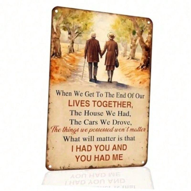 Metal Wall Poster Vintage Gift for Wife Anniversary Retro Garage Decor
Metal Wall Poster Vintage Gift for Wife Anniversary Retro Garage Decor