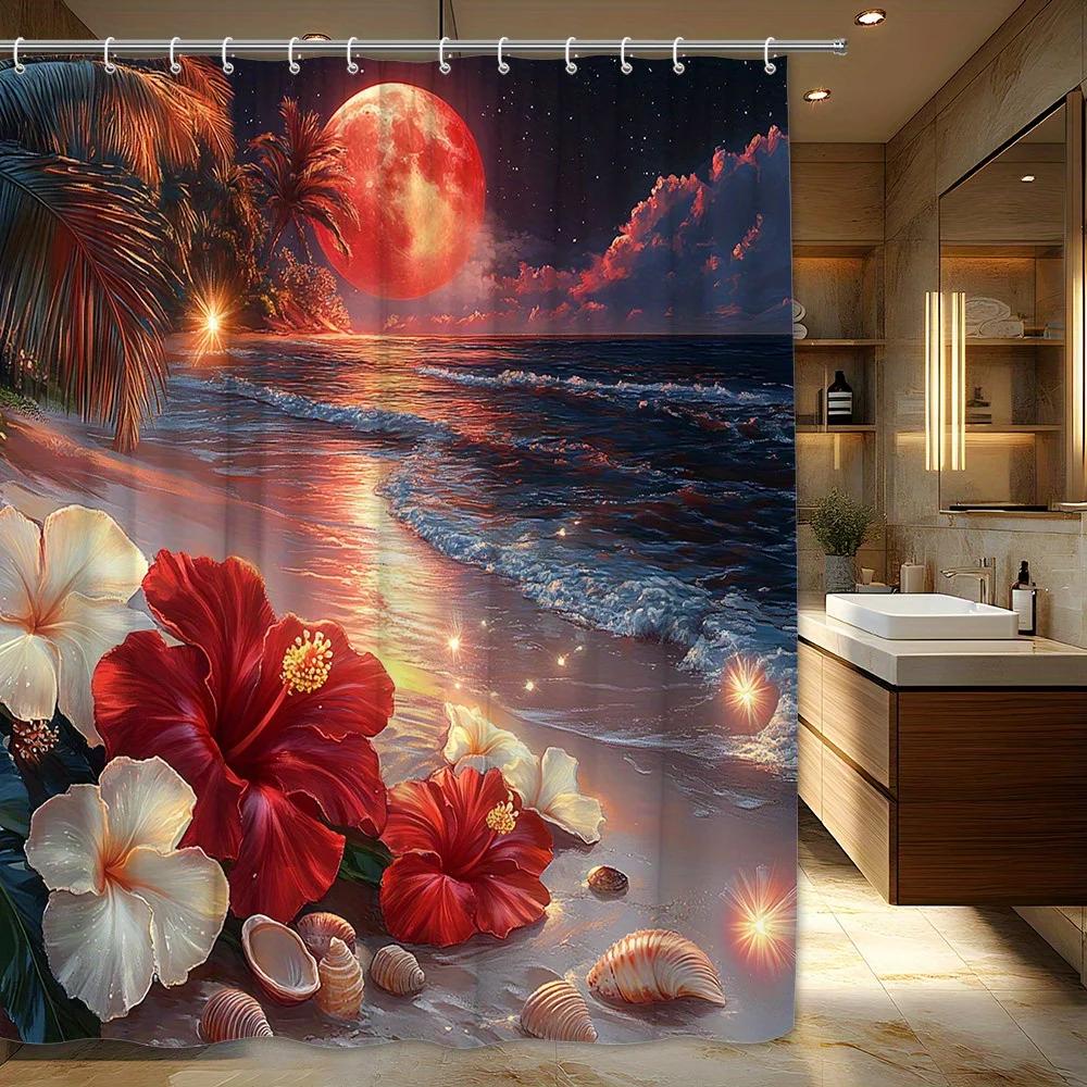 Шторка для душа YXTropical Paradise - Гибискус, Пальмы, Тукан и Закат - Полиэстер, Машинная стирка, Стильный Декор для Ванной W90xH180cm
Шторка для душа YXTropical Paradise - Гибискус, Пальмы, Тукан и Закат - Полиэстер, Машинная стирка, Стильный Декор для Ванной W90xH180cm