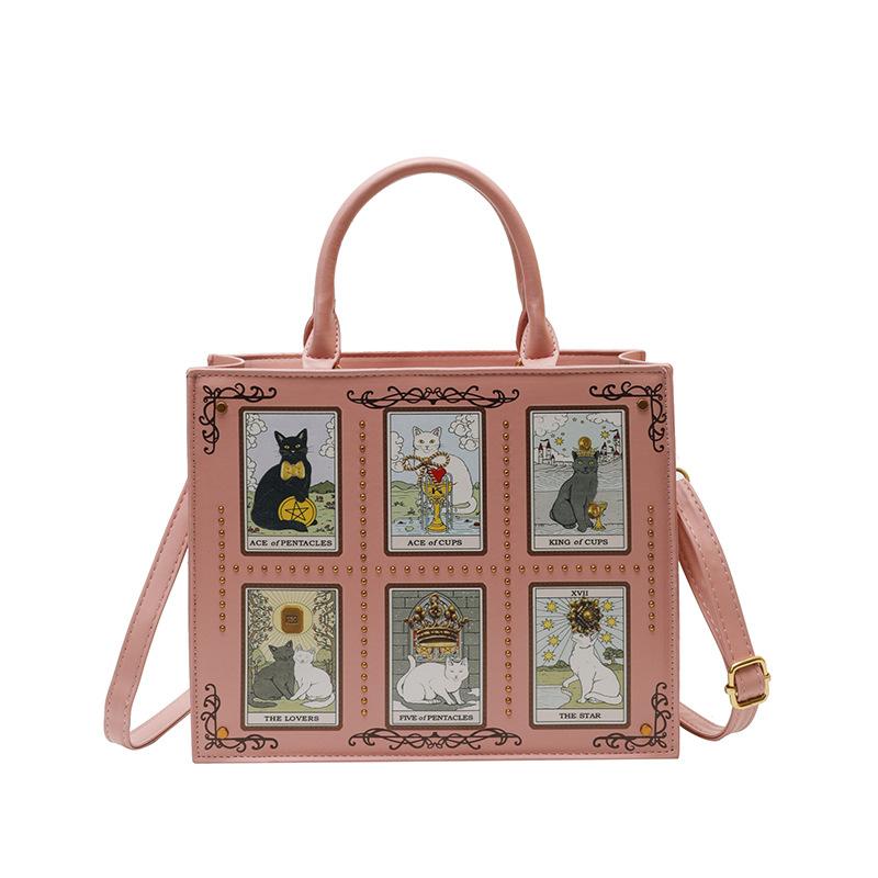 Cat Elf Print Tote Bag For Women Stylish Versatile Top-handle Handbag With Detachable Shoulder Strap Daily Datingcrossbody Bag рожевий
Cat Elf Print Tote Bag For Women Stylish Versatile Top-handle Handbag With Detachable Shoulder Strap Daily Datingcrossbody Bag рожевий