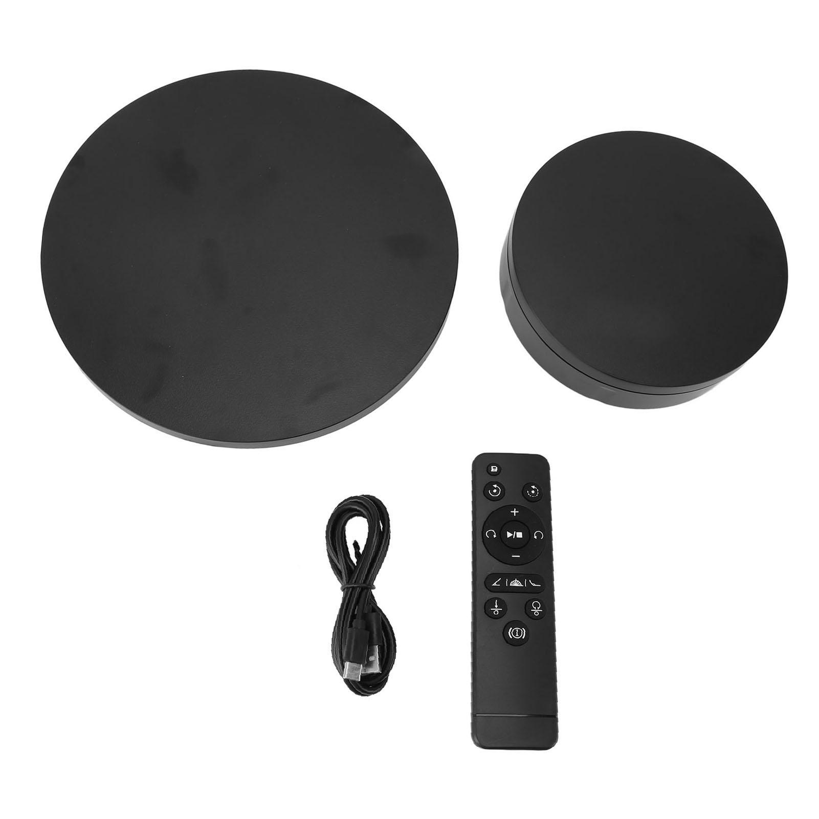 Motorized Rotating Display Stand 8.7 Inch 22lbs Load Electronic Turntable with Remote Control for
Motorized Rotating Display Stand 8.7 Inch 22lbs Load Electronic Turntable with Remote Control for