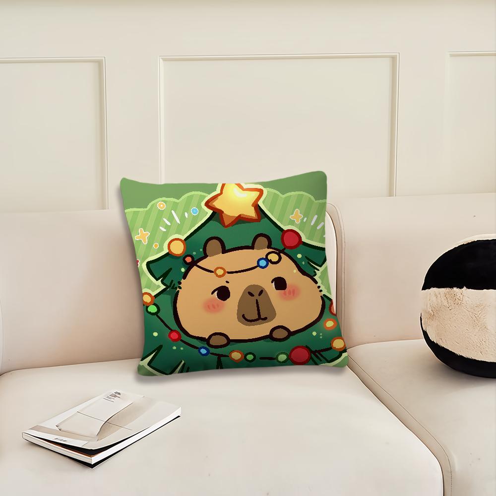 Christmas Cartoon Capibala Gift Cute cushion cover Pillow Cover Decoration Room Home Sofa living Office Car Nordic Simplicity 12x12Inch
Christmas Cartoon Capibala Gift Cute cushion cover Pillow Cover Decoration Room Home Sofa living Office Car Nordic Simplicity 12x12Inch
