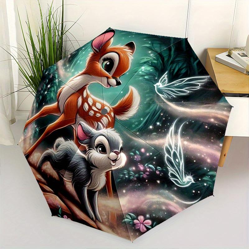 Bambi, Thumper Automatic Opening and Closing Umbrella - 8 Ribs Portable Folding Umbrella with Plastic Handle, Suitable for Leisure and Hallo
Bambi, Thumper Automatic Opening and Closing Umbrella - 8 Ribs Portable Folding Umbrella with Plastic Handle, Suitable for Leisure and Hallo