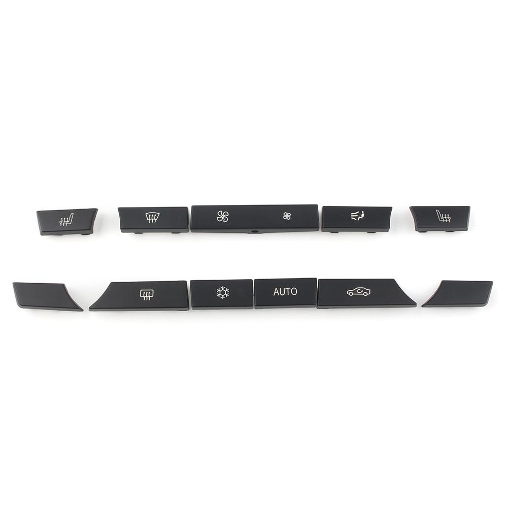 11 Buttons Key Caps Car Repair A/C Heater Switch For BMW 5Series 6Series 7Series F10 F11 F01 F02 F12 F13 F07 GT 61319313922