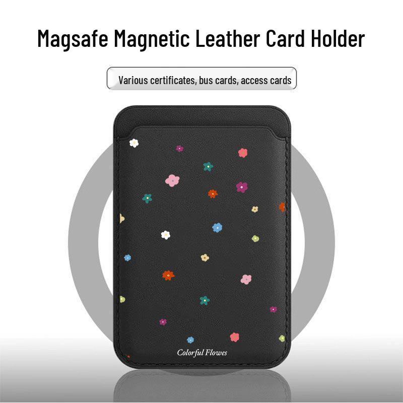 Colorful Floral Leather MAGsafe Card Holder for Apple Phone Cases Single Card Holder
Colorful Floral Leather MAGsafe Card Holder for Apple Phone Cases Single Card Holder