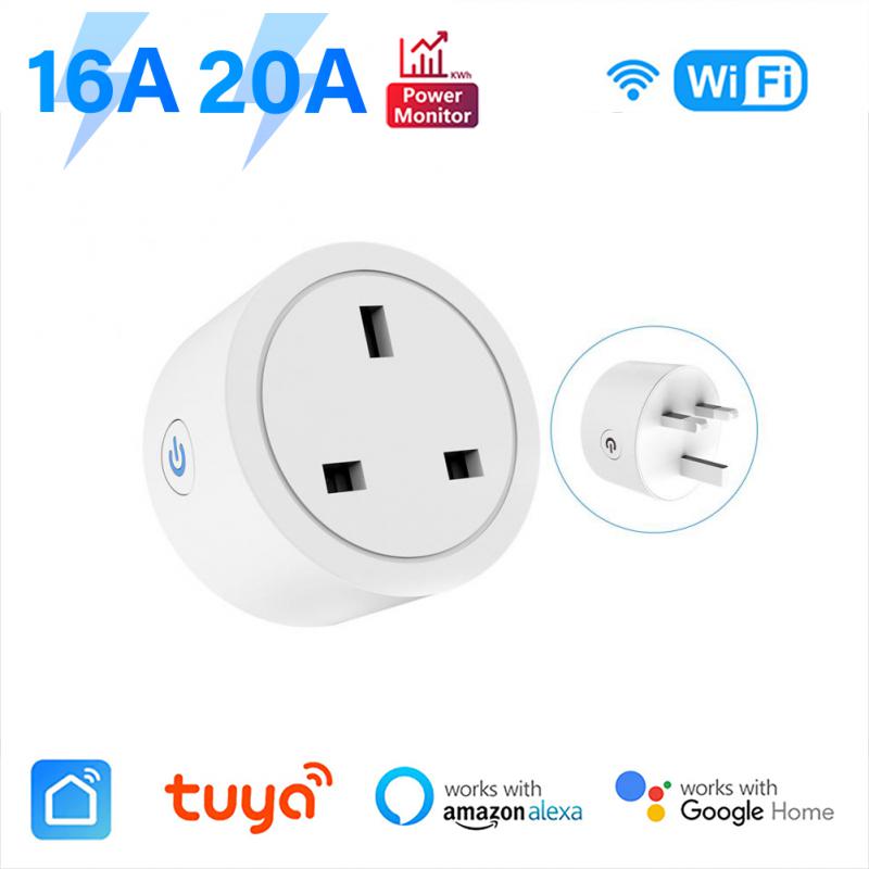 16A/20A Tuya WiFi art Plug art Life APP Control UK Standard art Power Metering Socket Via Alexa Google Home Voice
16A/20A Tuya WiFi art Plug art Life APP Control UK Standard art Power Metering Socket Via Alexa Google Home Voice
