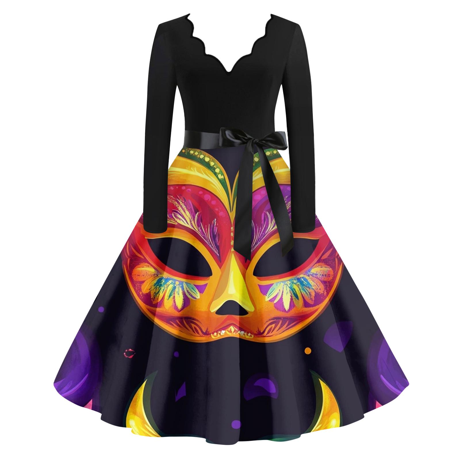 Жіноча Повсякденна Мода V-подібний Виріз Довгий Рукав Принтована Вінтажна Довга Сукня XL
Жіноча Повсякденна Мода V-подібний Виріз Довгий Рукав Принтована Вінтажна Довга Сукня XL