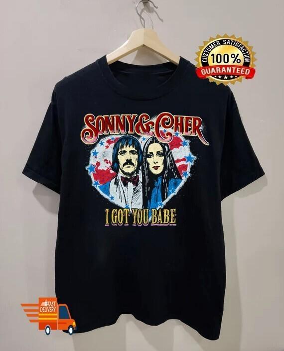 I GOT YOU BABE Sonny and Cher Shirt Short Sleeve Black Unisex S to 4XL THD446 Unisex T-Shirt XXXL
I GOT YOU BABE Sonny and Cher Shirt Short Sleeve Black Unisex S to 4XL THD446 Unisex T-Shirt XXXL