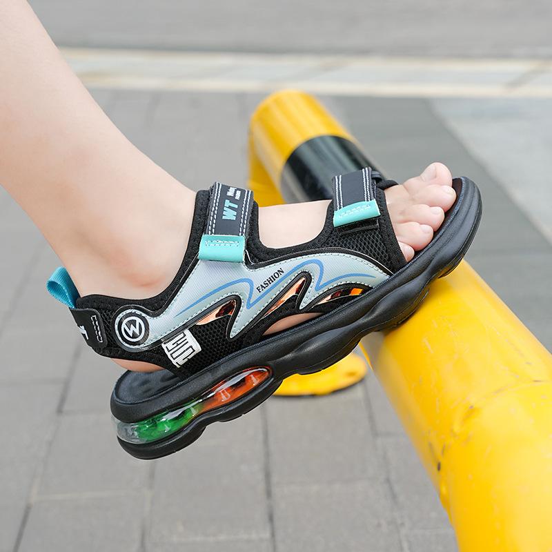 Children s soft student classmate sandals air cushion bottom new boys medium and large beach shoes beach shoes 41
Children s soft student classmate sandals air cushion bottom new boys medium and large beach shoes beach shoes 41