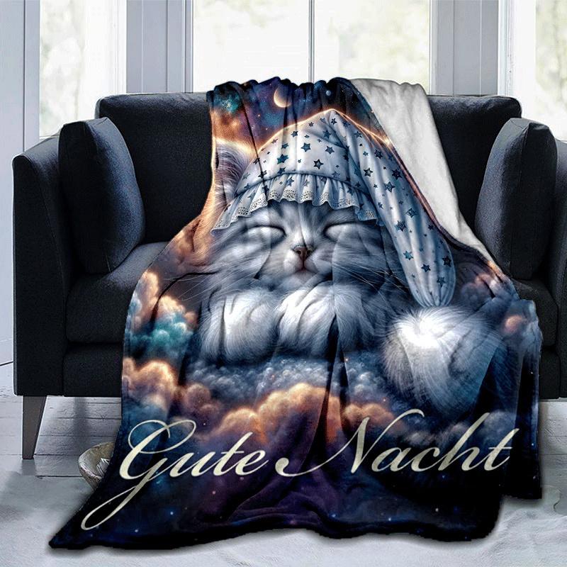 1pc Kitten Printing Lightweight Flannel Blanket, Comfortable and Warm Blanket, for Camping Sofa Bed and Couch Office, Gift 100x150cm
1pc Kitten Printing Lightweight Flannel Blanket, Comfortable and Warm Blanket, for Camping Sofa Bed and Couch Office, Gift 100x150cm
