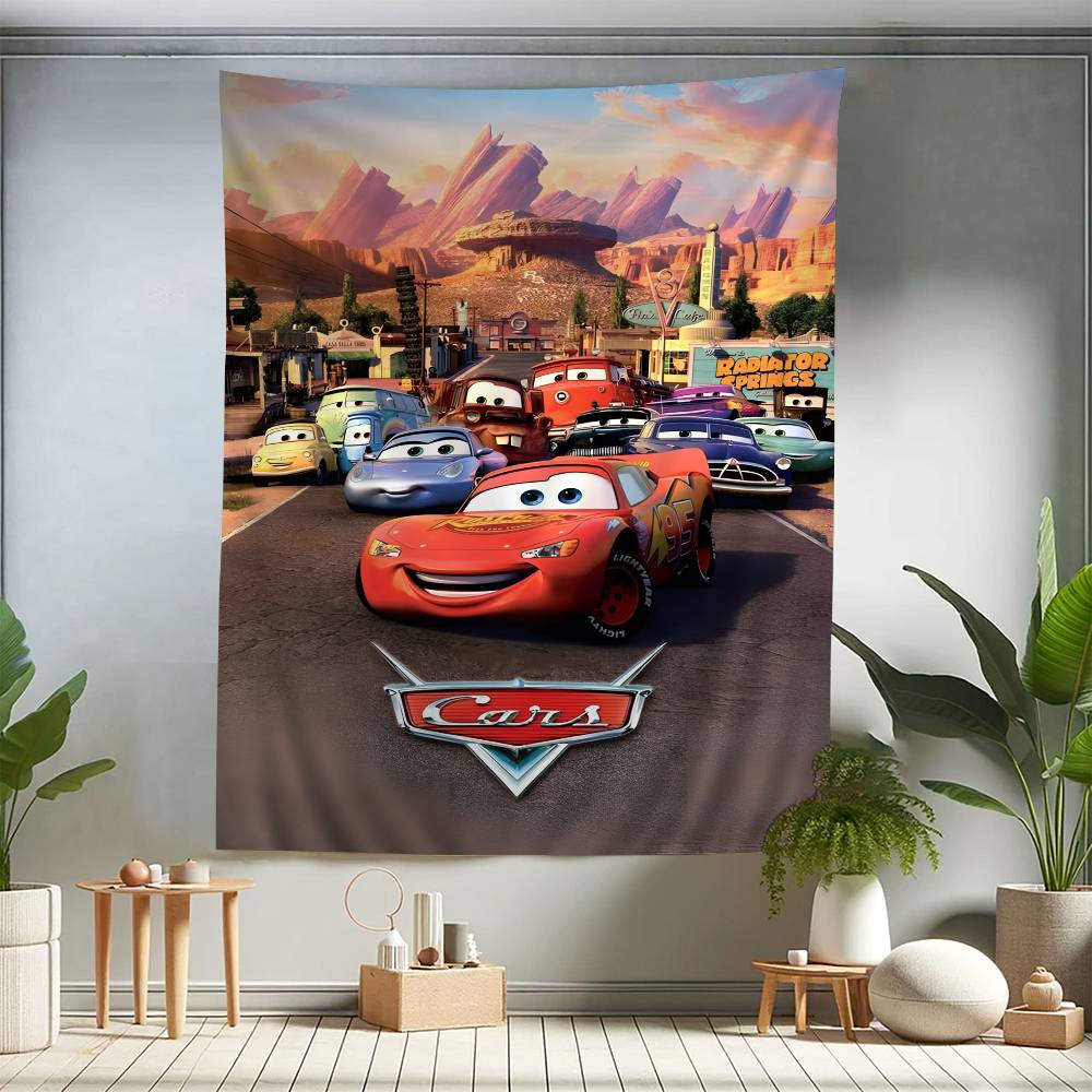 Cars 3 Film Lightning McQueen Colorful Tapestry Wall Hanging Hippie Flower Wall Carpets Dorm Decor Wall Art Decor 74x94cm(29x37in)
Cars 3 Film Lightning McQueen Colorful Tapestry Wall Hanging Hippie Flower Wall Carpets Dorm Decor Wall Art Decor 74x94cm(29x37in)