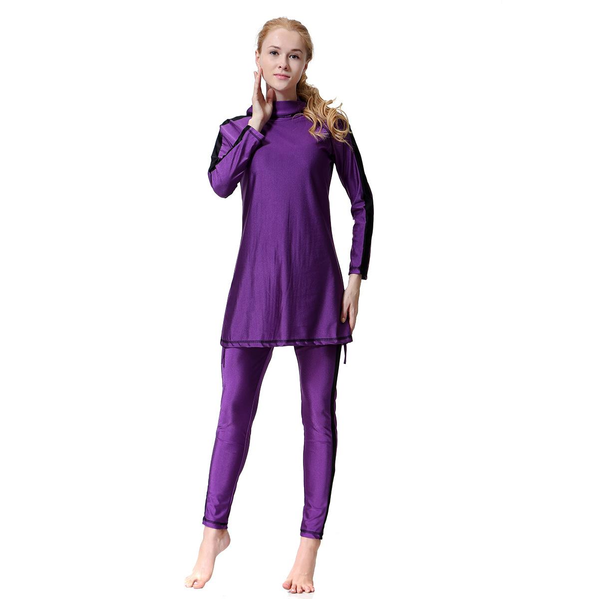 Женский мусульманский купальник больших размеров, удобный купальный костюм, высокоэластичный мусульманский купальный костюм с шапочкой XXXL фиолетовый
Женский мусульманский купальник больших размеров, удобный купальный костюм, высокоэластичный мусульманский купальный костюм с шапочкой XXXL фиолетовый