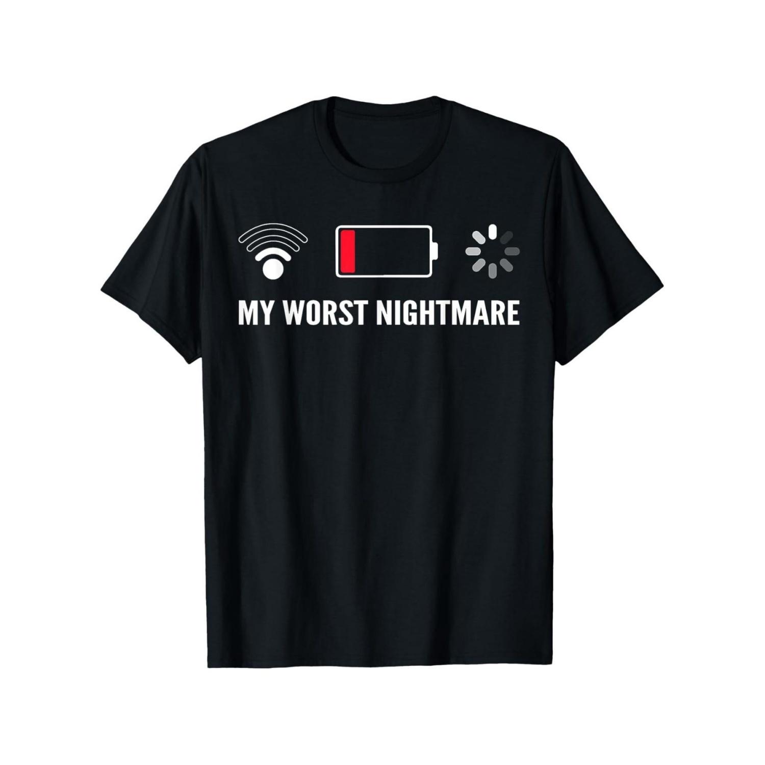Low Wifi Battery Loading Graphic Tee Cotton Casual Short Sleeve TShirt for Gamers XXXXXL чорний
Low Wifi Battery Loading Graphic Tee Cotton Casual Short Sleeve TShirt for Gamers XXXXXL чорний