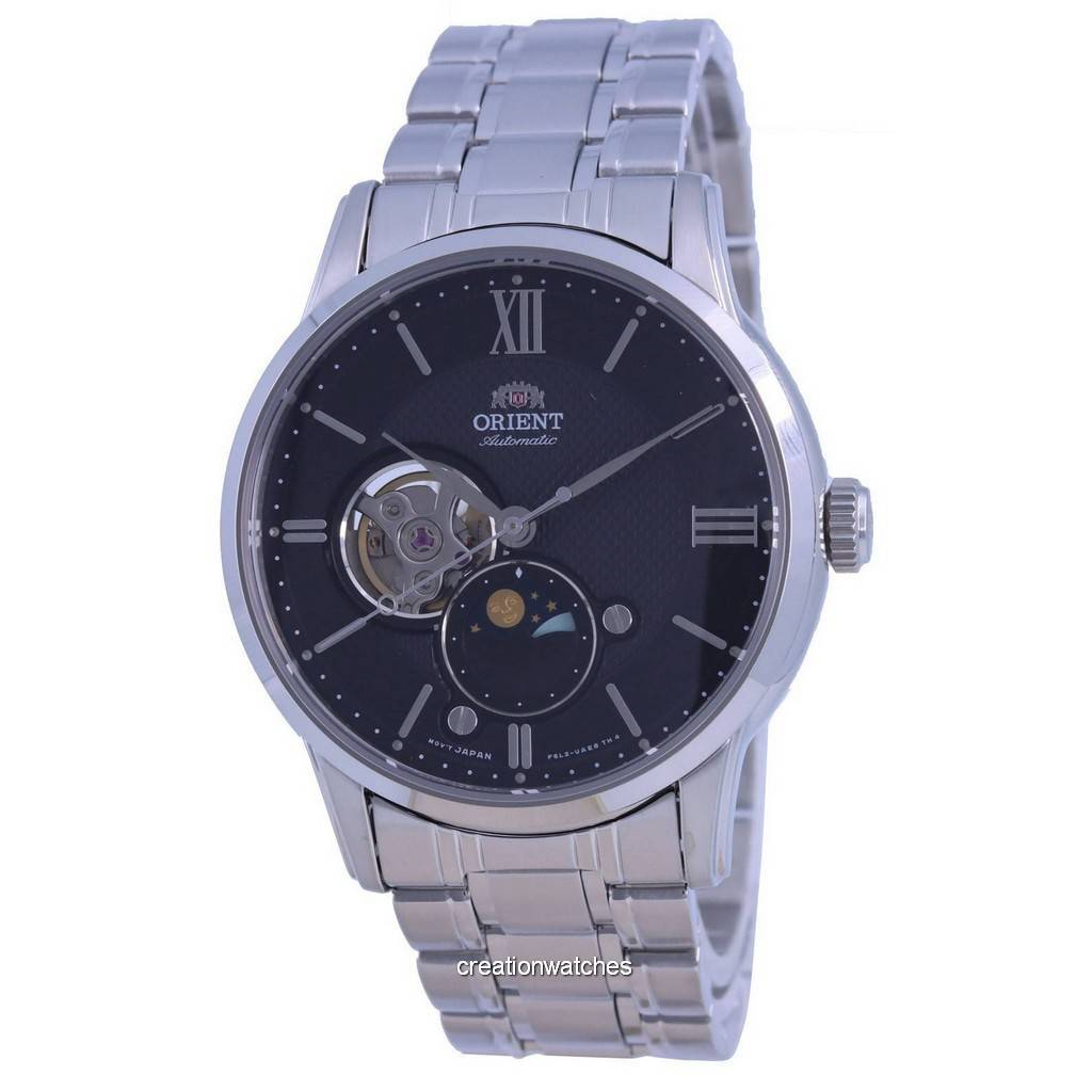Orient Classic Sun & Moon Open Heart Автоматические RA-AS0008B10B Мужские часы 
Orient Classic Sun & Moon Open Heart Автоматические RA-AS0008B10B Мужские часы
