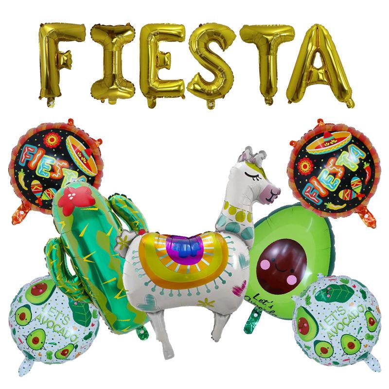 16-дюймовый золотой розово-золотой мексиканский праздник Fiesta, набор воздушных шаров кактуса, украшение для вечеринки
16-дюймовый золотой розово-золотой мексиканский праздник Fiesta, набор воздушных шаров кактуса, украшение для вечеринки