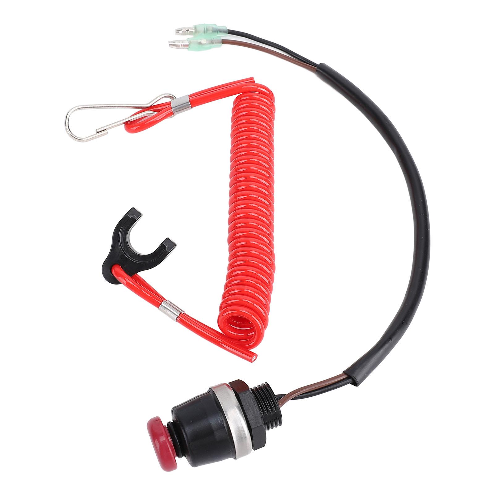 Boat Safety Kill Stop Switch with Lanyard 398 06830 0 Outboard Engine Motor Urgent Stop Switch 353 06821 0 for Tohatsu
Boat Safety Kill Stop Switch with Lanyard 398 06830 0 Outboard Engine Motor Urgent Stop Switch 353 06821 0 for Tohatsu