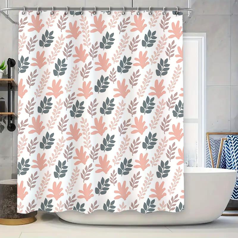 Patterned Shower Curtains with Fresh Plant Design Pink Blue Leaf Print for Bathrooms Decor. (57 Characters) 90x180cm
Patterned Shower Curtains with Fresh Plant Design Pink Blue Leaf Print for Bathrooms Decor. (57 Characters) 90x180cm