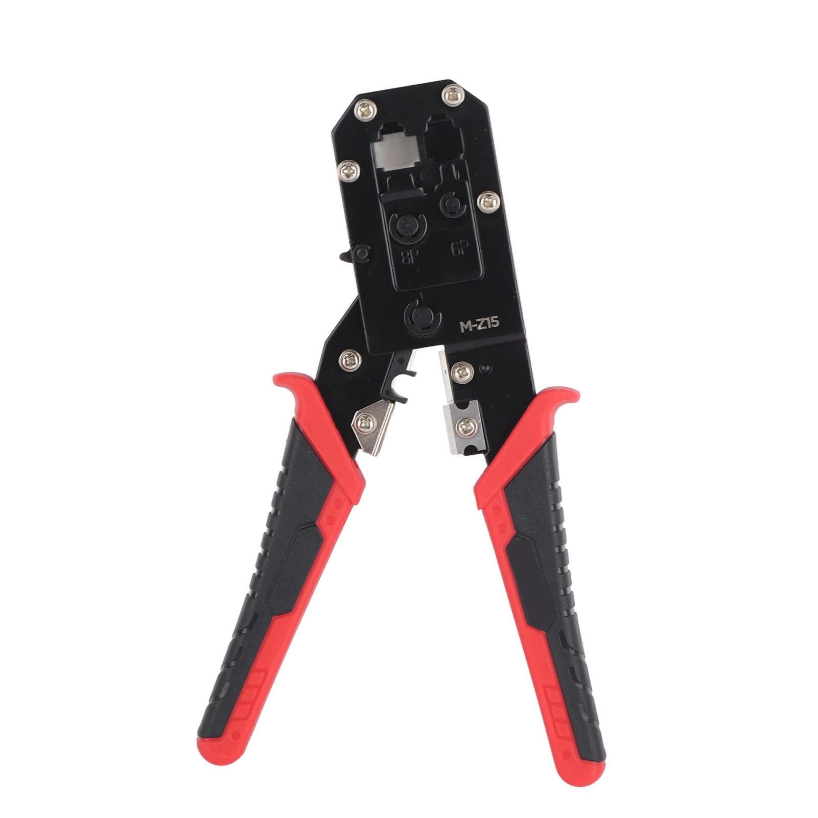 Клещи для сетевого кабеля Многофункциональный кримпер Резак Стриппер Инструмент для обжима Ethernet для RJ11 RJ12 6P
Клещи для сетевого кабеля Многофункциональный кримпер Резак Стриппер Инструмент для обжима Ethernet для RJ11 RJ12 6P