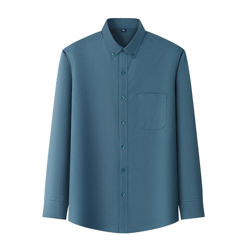 Elastic Cotton Oxford Men Solid Shirts Long Sleeve Business No-iron High Quality Classical Shirt Male Button Collar 38
Elastic Cotton Oxford Men Solid Shirts Long Sleeve Business No-iron High Quality Classical Shirt Male Button Collar 38