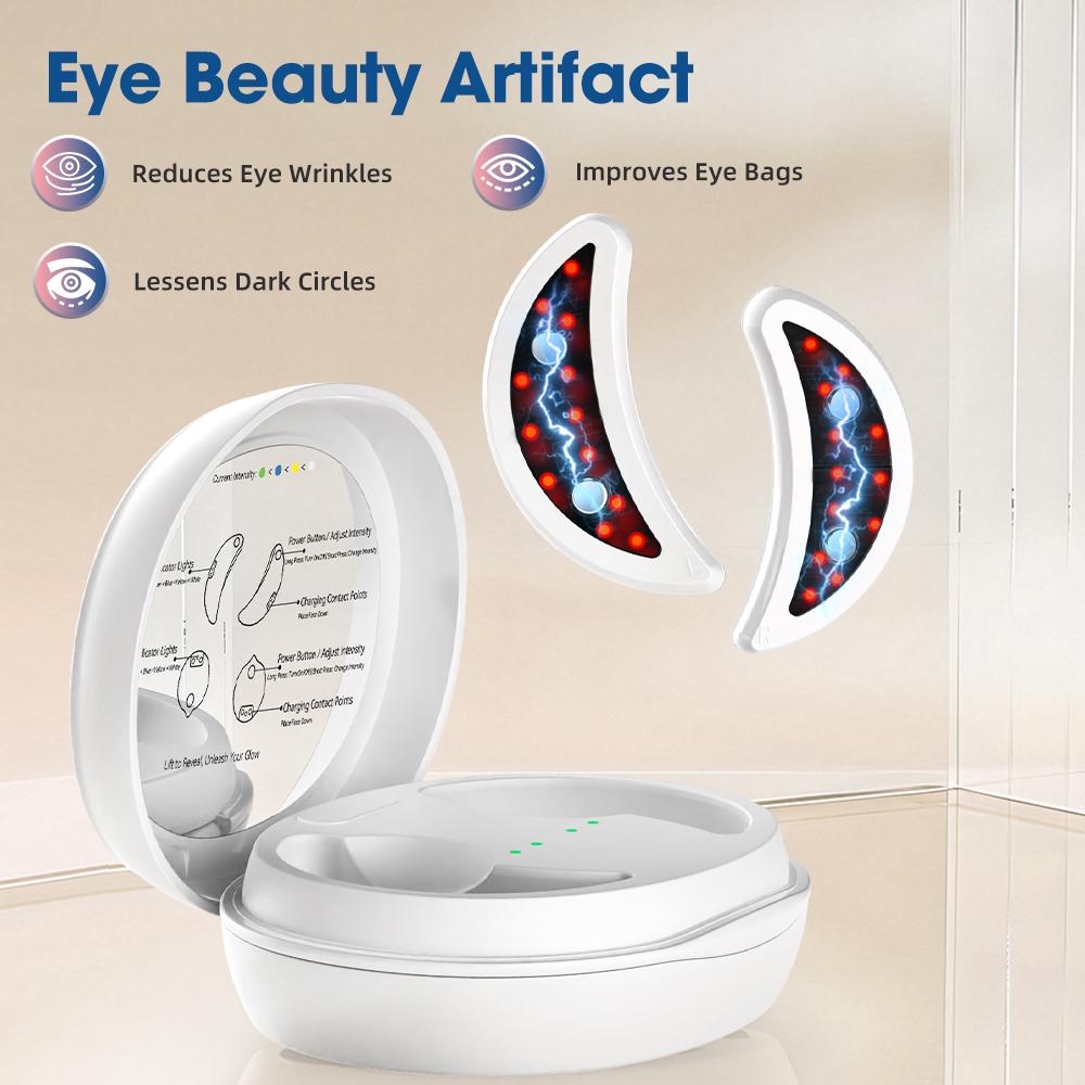 Micro-current Face/Eye Beauty Massager 660nm Red Light with Gel Patch Portable Pads Rejuvenation Dark Circles Eye Lines Remover
Micro-current Face/Eye Beauty Massager 660nm Red Light with Gel Patch Portable Pads Rejuvenation Dark Circles Eye Lines Remover
