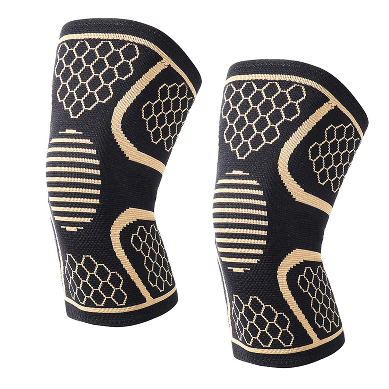 2 Pcs Knee Pads Anti Alip Breathable Shock Absorption Protective Knee Brace Sleeve for Running Hiking Basketball
2 Pcs Knee Pads Anti Alip Breathable Shock Absorption Protective Knee Brace Sleeve for Running Hiking Basketball