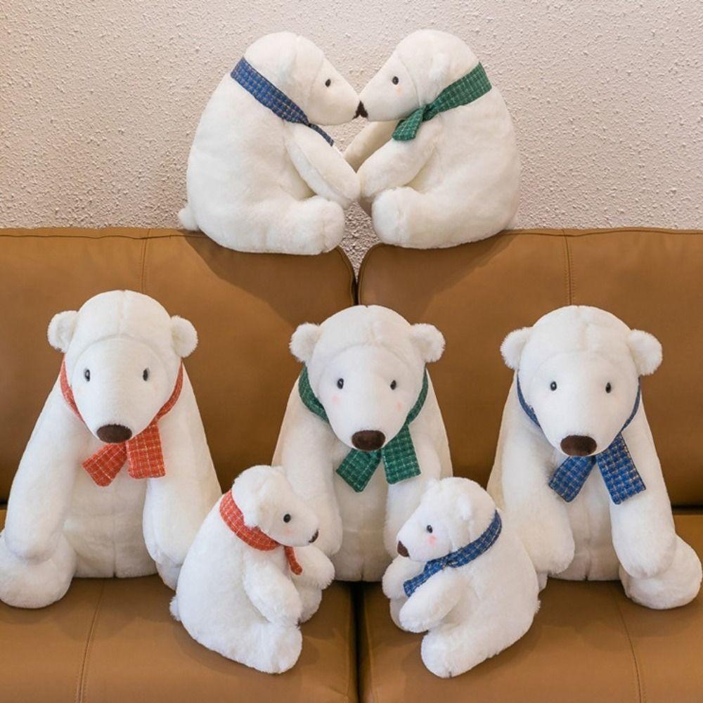 Fluffy Polar Bear Plush Toy Scarf Animal Plush Doll Stuffed Polar Bear Doll Birthday Party Decor червоний
Fluffy Polar Bear Plush Toy Scarf Animal Plush Doll Stuffed Polar Bear Doll Birthday Party Decor червоний