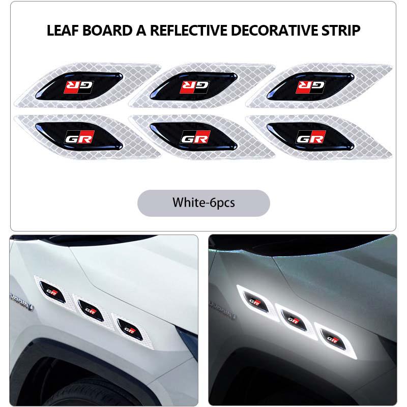 For Toyota Car Reflective Badge Auto Side Body Fender Safety Warning Sticker GRsport Hilux Aygo Yaris Corolla Rav4 CHR Auris
For Toyota Car Reflective Badge Auto Side Body Fender Safety Warning Sticker GRsport Hilux Aygo Yaris Corolla Rav4 CHR Auris