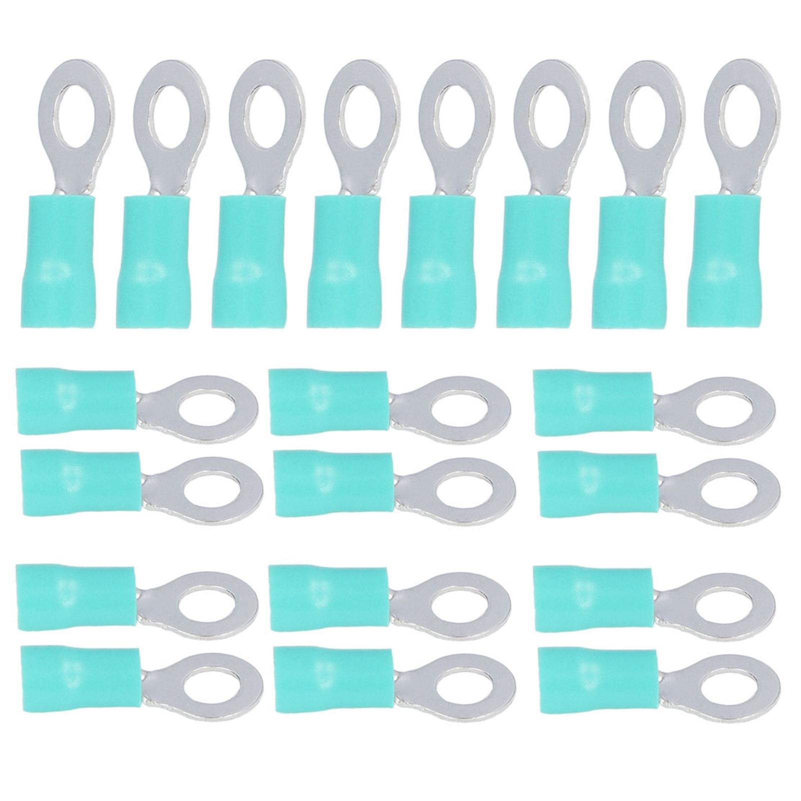 100 шт. Попередньо ізольовані кільцеві клеми Мідні обтискні з єднувачі для AWG1210 Електричний провід RV5.56
100 шт. Попередньо ізольовані кільцеві клеми Мідні обтискні з єднувачі для AWG1210 Електричний провід RV5.56