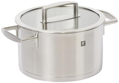ZWILLING Vitality Stockpot, 20cm, 3.5L, Stainless Steel, Deep, Double-Handled, Triple-Layered Bottom, Induction Compatible, Dishwasher Safe [Official
ZWILLING Vitality Stockpot, 20cm, 3.5L, Stainless Steel, Deep, Double-Handled, Triple-Layered Bottom, Induction Compatible, Dishwasher Safe [Official