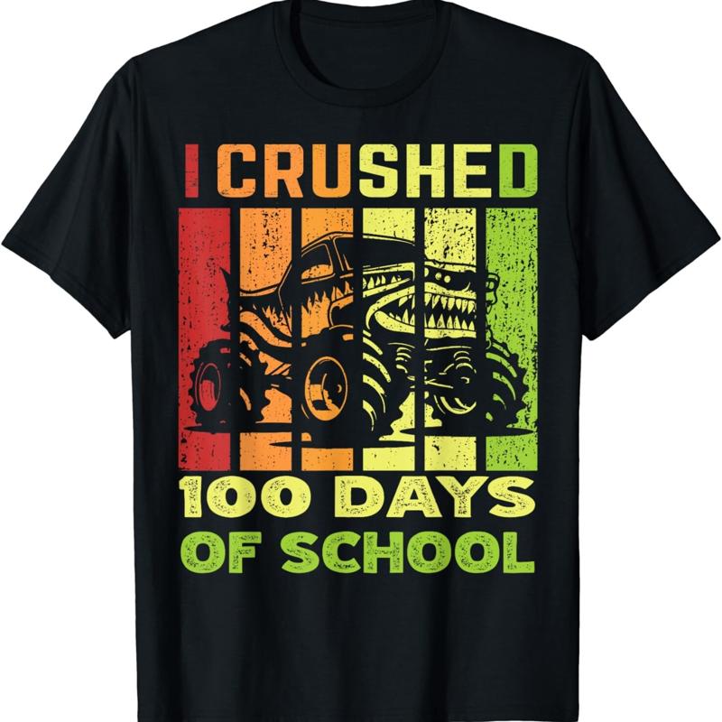 100 Days of School Monster Truck 100th Day Boys T Shirt 5XL різнокольоровий
100 Days of School Monster Truck 100th Day Boys T Shirt 5XL різнокольоровий