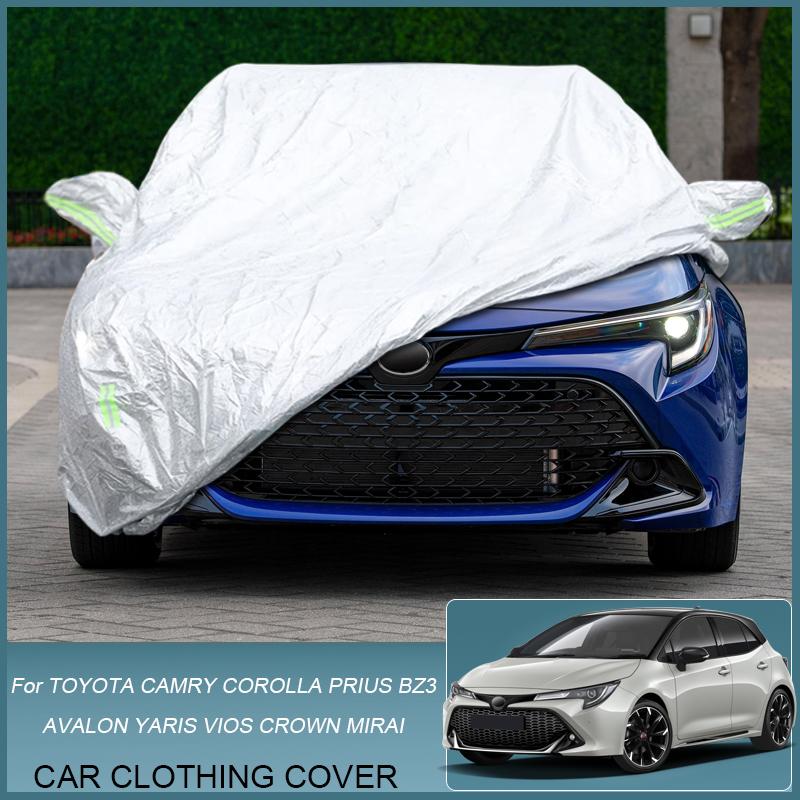 Автомобильный чехол Дождь Мороз Снег Пыль Водонепроницаемый для Toyota AVALON BZ3 CAMRY CROWN COROLLA MIRAI PRIUS YARIS VIOS Хэтчбек Седан Универсал 
Автомобильный чехол Дождь Мороз Снег Пыль Водонепроницаемый для Toyota AVALON BZ3 CAMRY CROWN COROLLA MIRAI PRIUS YARIS VIOS Хэтчбек Седан Универсал