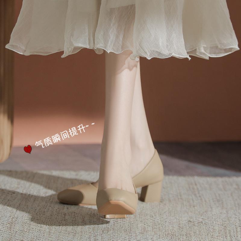 178 not tired feet nude high heels women s French temperament spring and summer small square head thick heel with skirt soft leather single shoes 34 телесный
178 not tired feet nude high heels women s French temperament spring and summer small square head thick heel with skirt soft leather single shoes 34 телесный