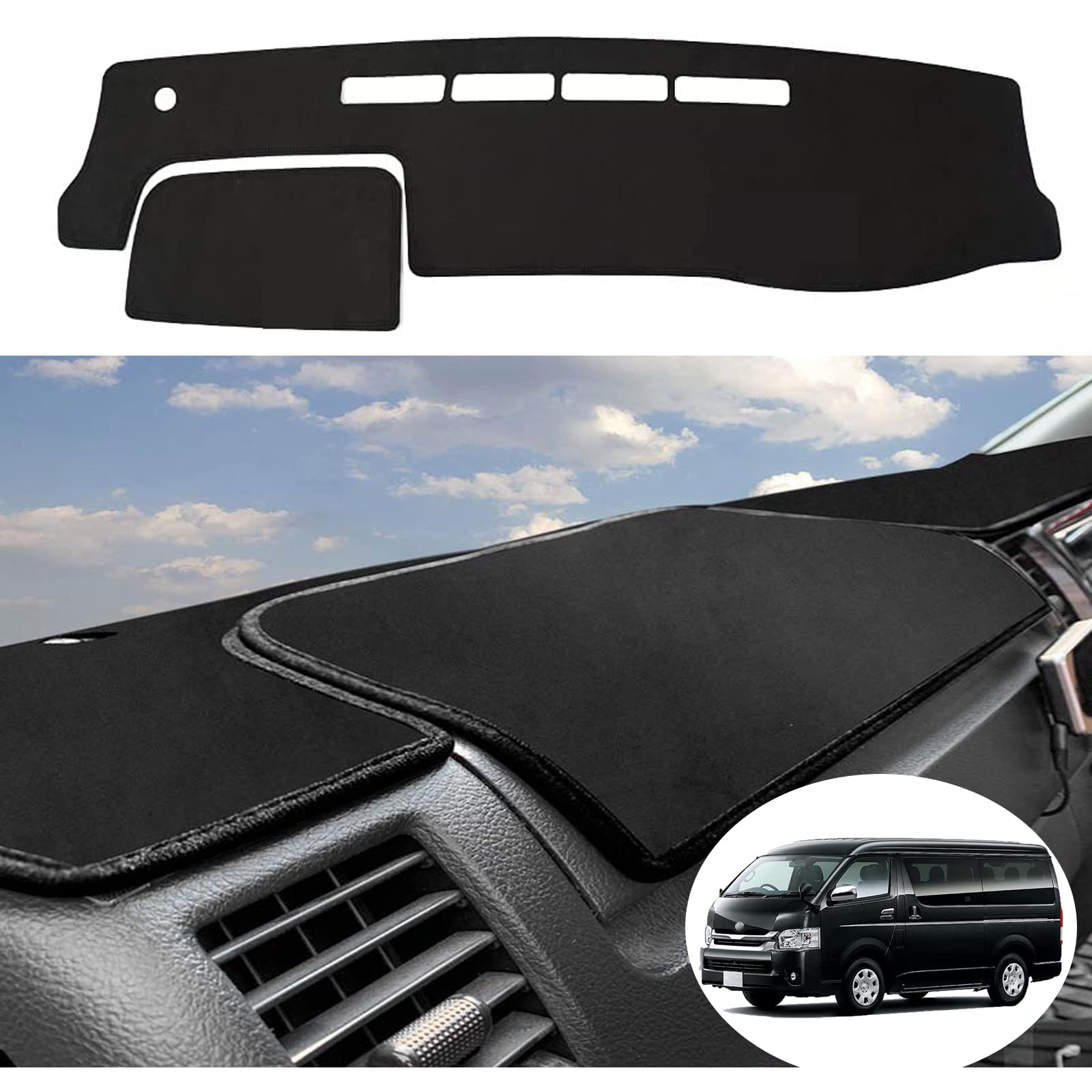 Toyota Hiace 200 Серия Стандартный Кузов Коврик на Приборную Панель с августа 2004 г. и далее Чехол на Приборную Панель Коврик на Приборную Панель Специально Разработанный Защита от Солнца Замшевый Материал чёрный
Toyota Hiace 200 Серия Стандартный Кузов Коврик на Приборную Панель с августа 2004 г. и далее Чехол на Приборную Панель Коврик на Приборную Панель Специально Разработанный Защита от Солнца Замшевый Материал чёрный