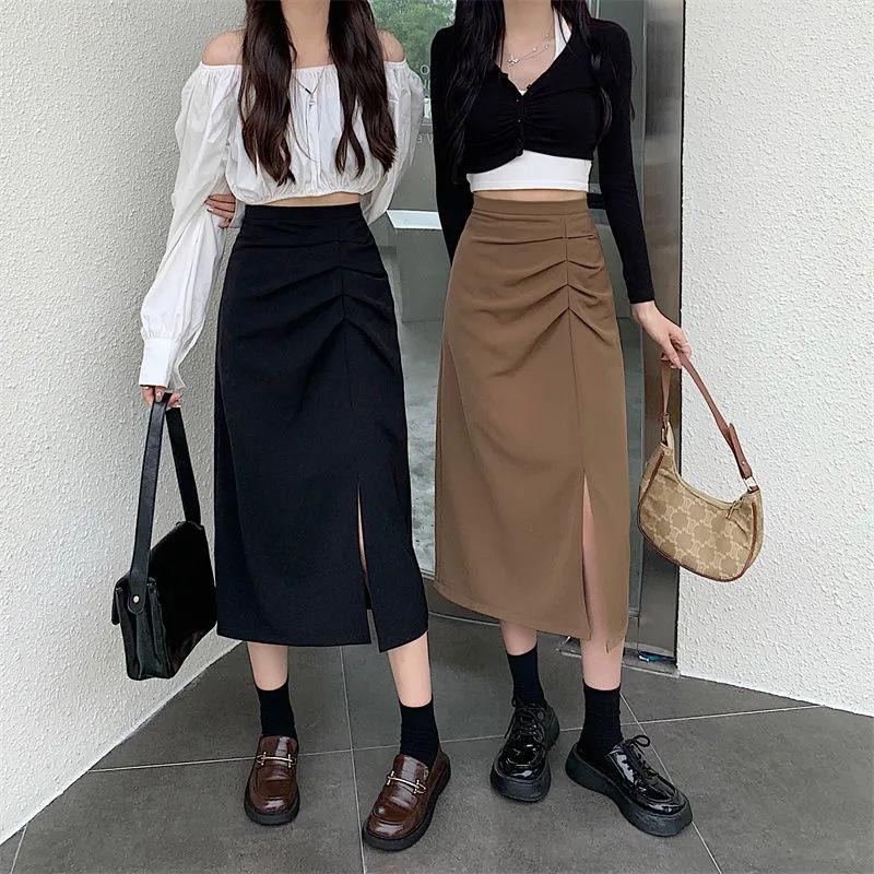 Autumn Plus Size High Waist Midi Pleated Skirt - Irregular A-line with Slit XXXXL чёрный
Autumn Plus Size High Waist Midi Pleated Skirt - Irregular A-line with Slit XXXXL чёрный