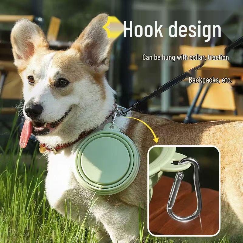 Portable Silicone Folding Pet Bowl for Cats & Dogs 13x5.5 cm
Portable Silicone Folding Pet Bowl for Cats & Dogs 13x5.5 cm
