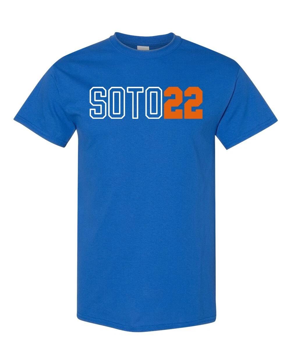 NEW YORK Name And Number Soto #22 Unisex T-Shirt S-XL FREE S&H! M
NEW YORK Name And Number Soto #22 Unisex T-Shirt S-XL FREE S&H! M