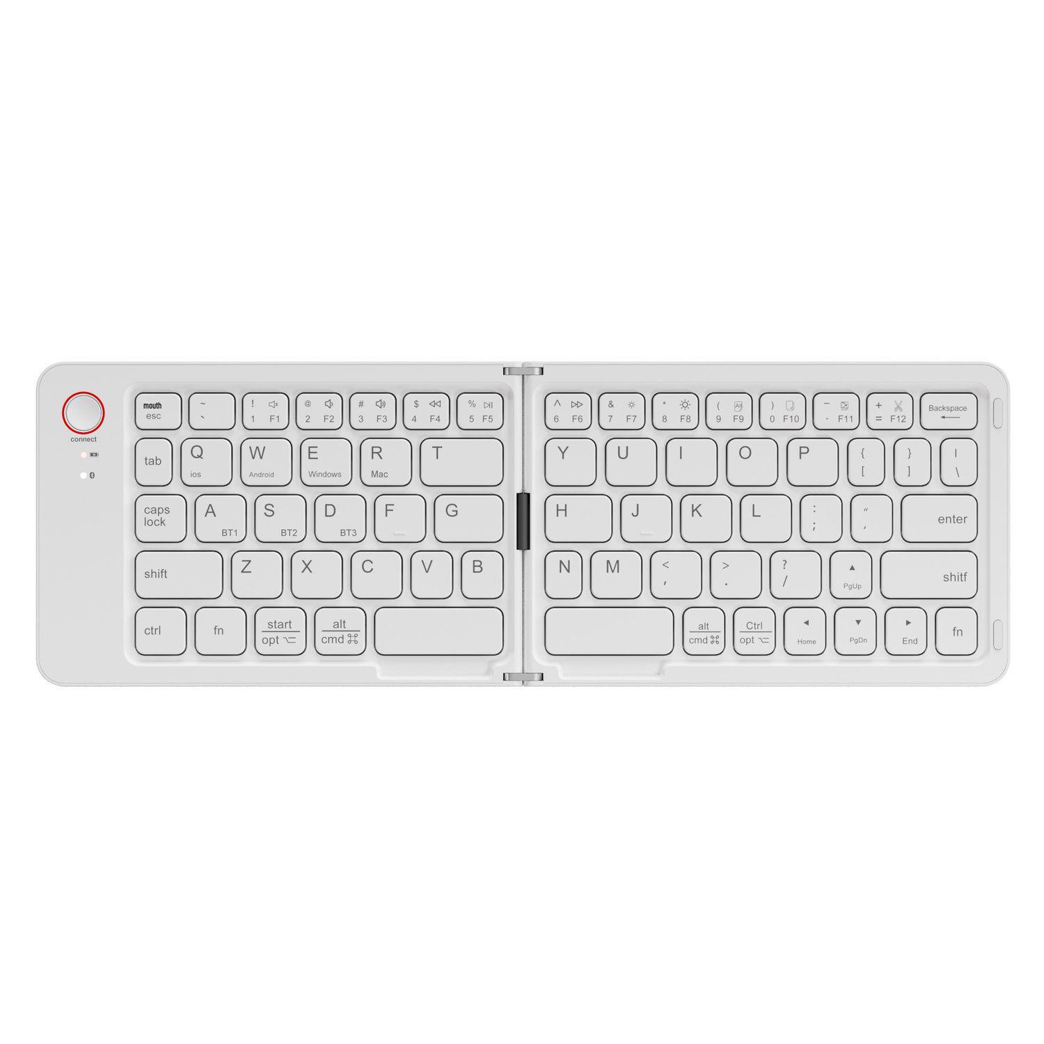 New Portable Wireless Folding Bluetooth Keyboard for Laptops and Phones
New Portable Wireless Folding Bluetooth Keyboard for Laptops and Phones