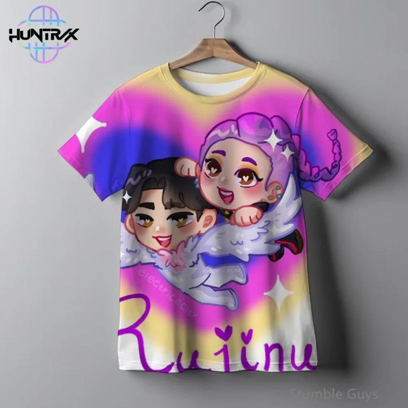 Kpop Охотники на демонов Летняя детская 3D мультяшная футболка с коротким рукавом Повседневная модная для мальчиков и девочек Аниме одежда 140
Kpop Охотники на демонов Летняя детская 3D мультяшная футболка с коротким рукавом Повседневная модная для мальчиков и девочек Аниме одежда 140