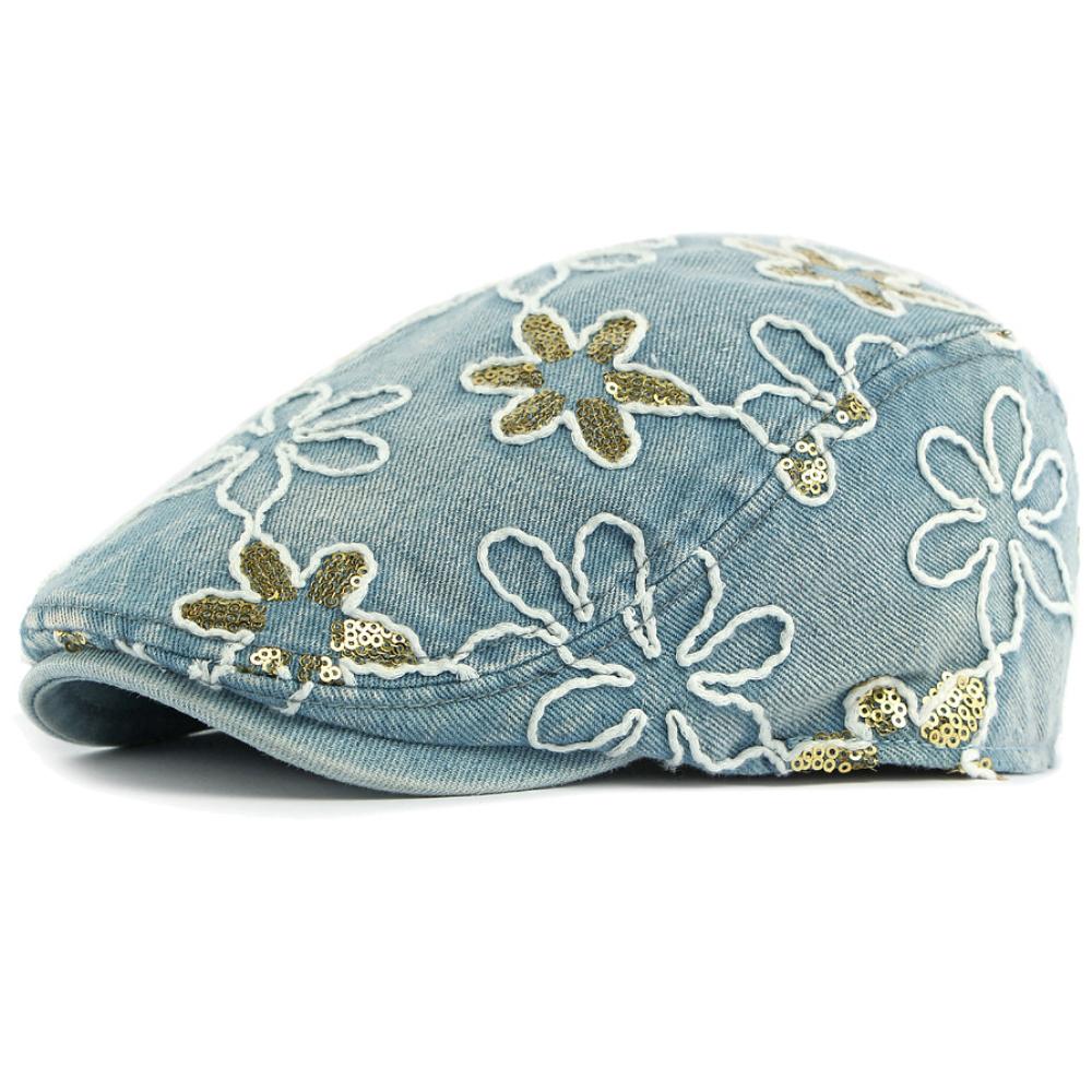 HT5070 Mens Berets Women Vintage Artist Painter Beret Hat Male Female Cotton Ivy Flat Cap Stylish Sequin Flowers Denim Beret Cap 56-57cm one size светло-синий
HT5070 Mens Berets Women Vintage Artist Painter Beret Hat Male Female Cotton Ivy Flat Cap Stylish Sequin Flowers Denim Beret Cap 56-57cm one size светло-синий